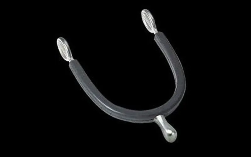 Jeffries Ball End Rubber Covered Spurs